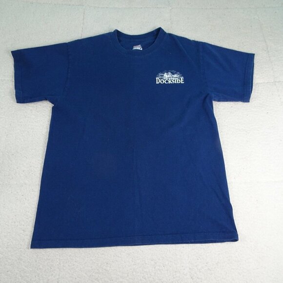 11th Street Dockside Port Royal SC Blue T-Shirt Md - Picture 2 of 4